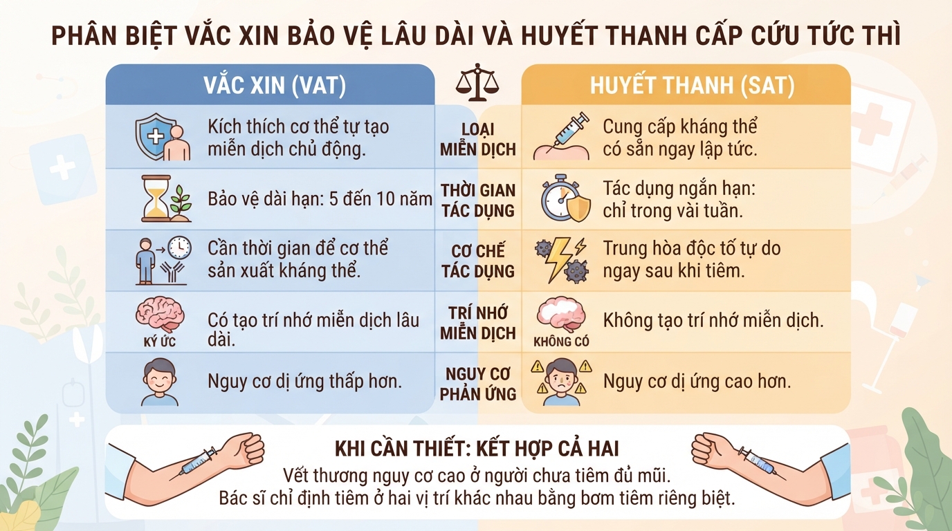 Tiêm uốn ván: Lịch tiêm, tác dụng phụ và những lưu ý cần biết