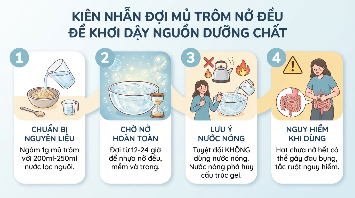 Mủ trôm: Tác dụng, cách dùng và những lưu ý an toàn cho sức khỏe