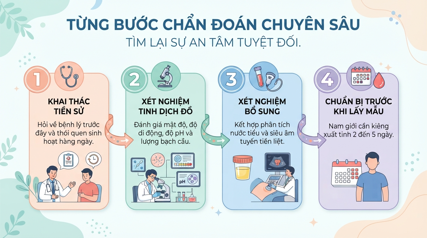 Tinh trùng màu vàng là do đâu? Nguyên nhân và khi nào cần đi khám