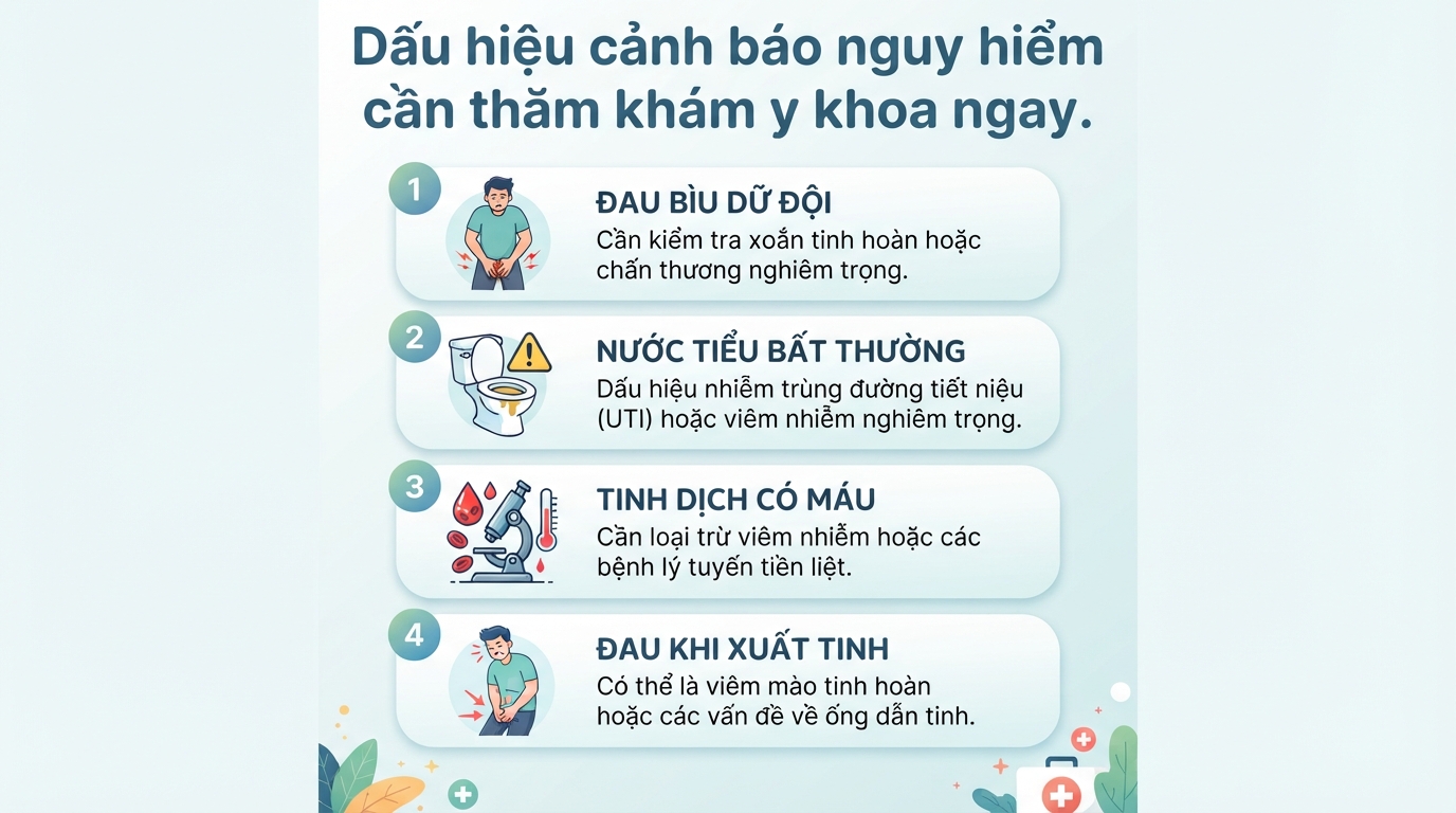 Tinh dịch vón cục như thạch là gì? Dấu hiệu và khi nào cần đi khám