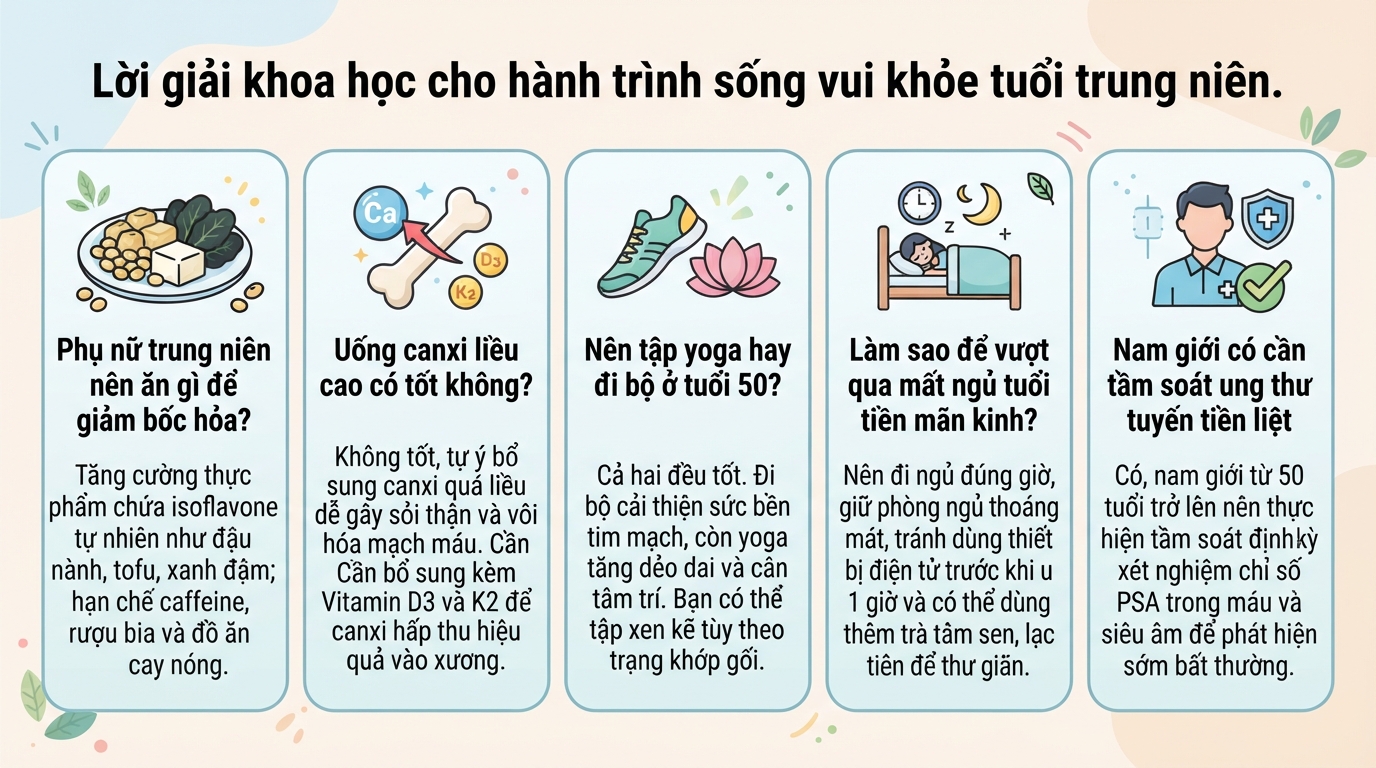 Tuổi trung niên là bao nhiêu? Dấu hiệu và cách chăm sóc sức khỏe