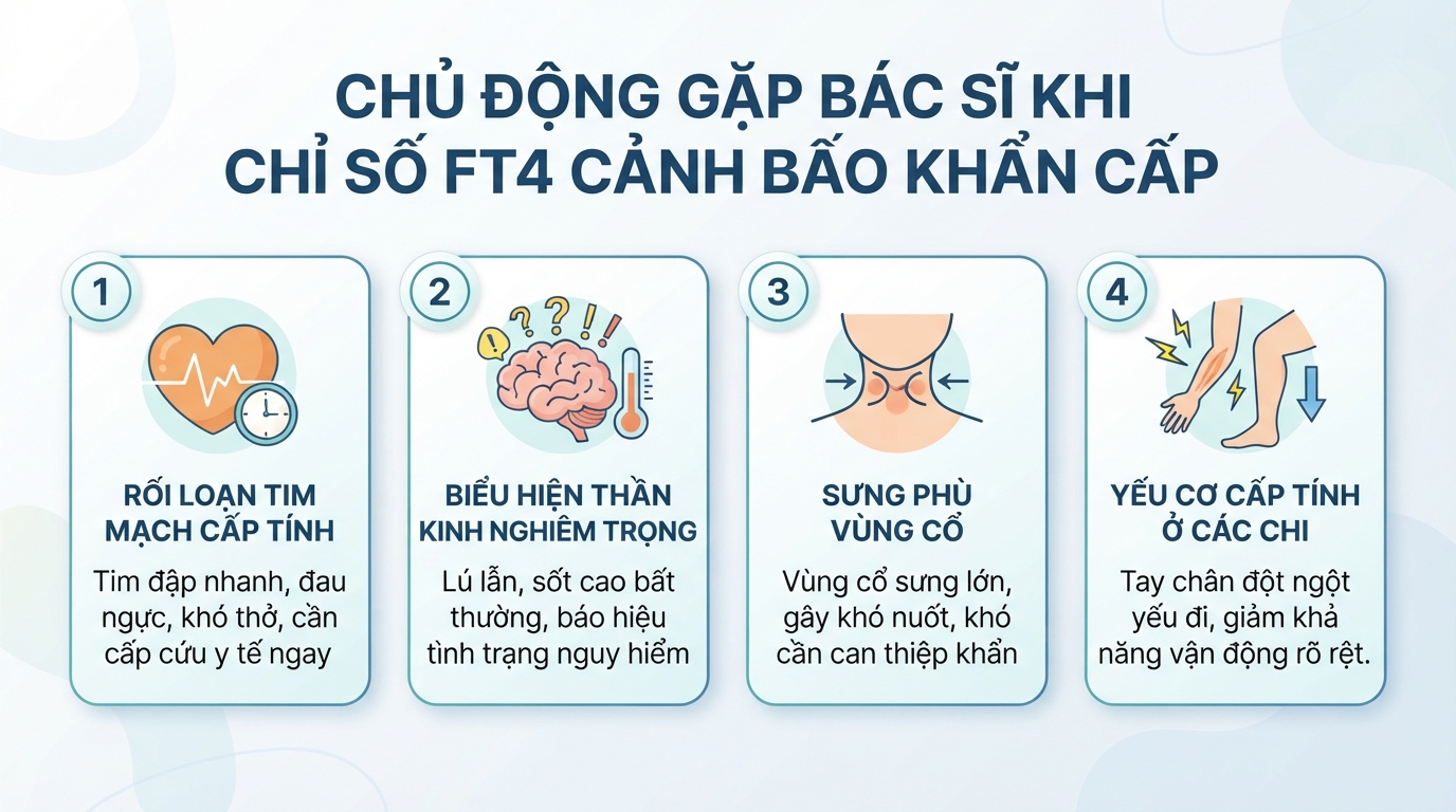 Xét nghiệm FT4 là gì? Ý nghĩa chỉ số FT4 trong máu