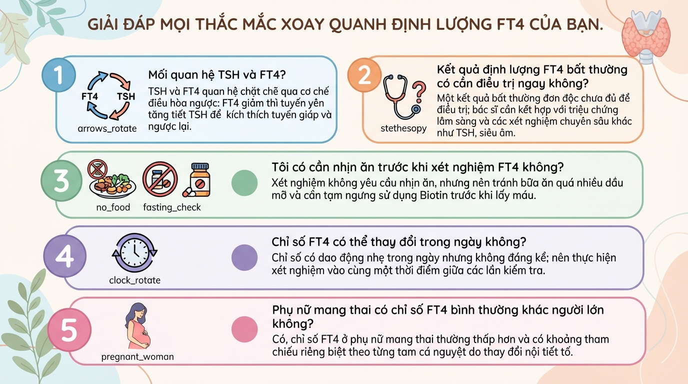Xét nghiệm FT4 là gì? Ý nghĩa chỉ số FT4 trong máu