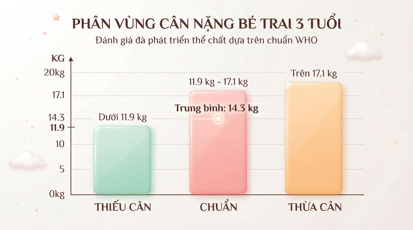 Biểu đồ tăng trưởng WHO giúp ba mẹ theo dõi đà phát triển của bé qua từng tháng.