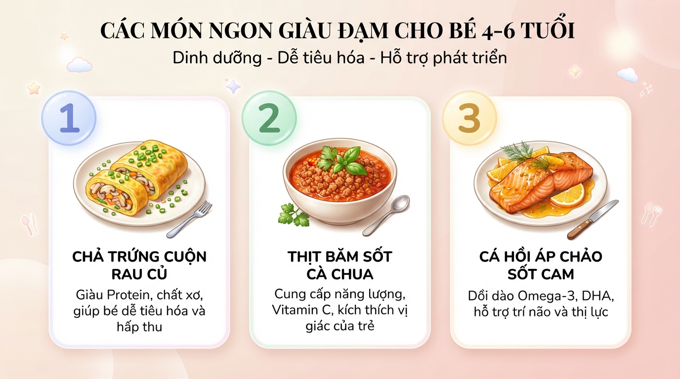 Các món ngon cho bé 4 6 tuổi giàu đạm giúp con tiêu hóa tốt hơn. Các món ngon cho bé 4 6 tuổi giàu đạm giúp con tiêu hóa tốt hơn.