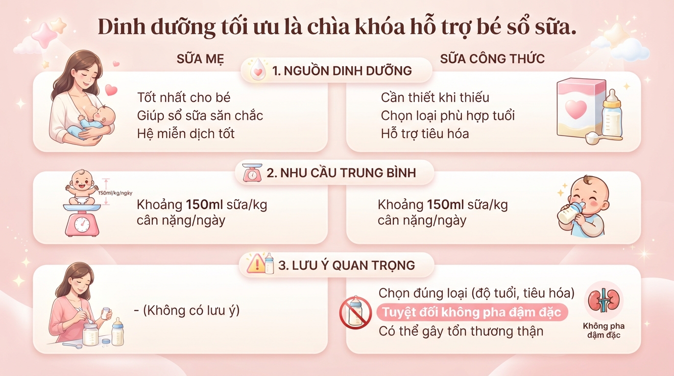 Sổ sữa ở trẻ sơ sinh là gì? Dấu hiệu và cách chăm sóc bé khỏe mạnh