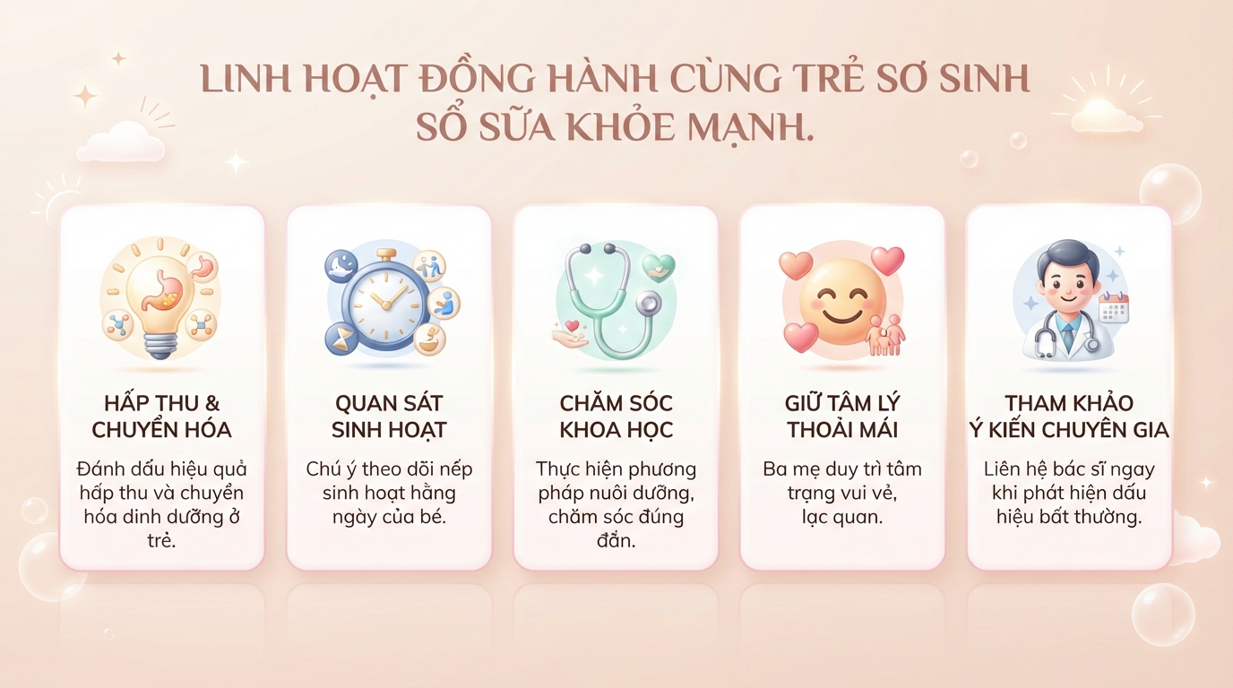 Sổ sữa ở trẻ sơ sinh là gì? Dấu hiệu và cách chăm sóc bé khỏe mạnh