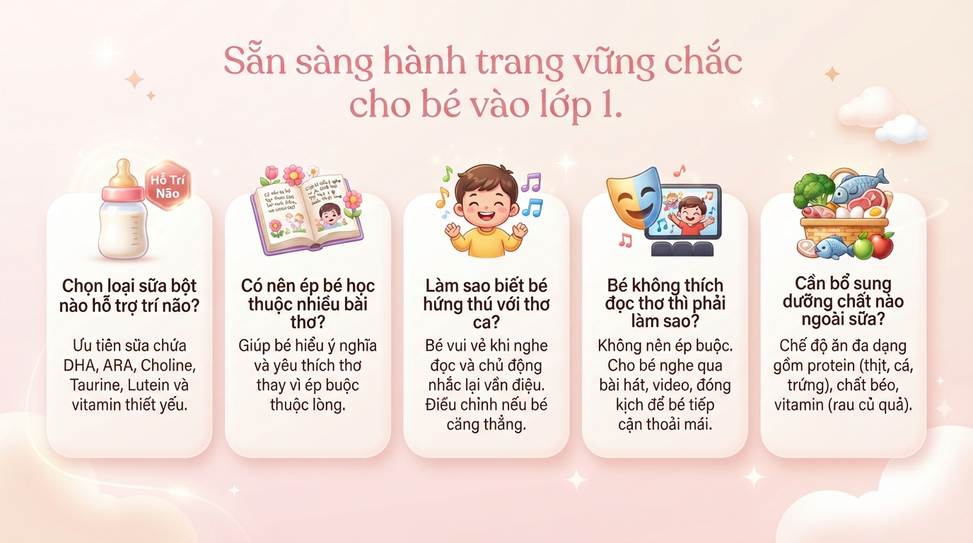 Tuyển tập thơ cho bé 5 6 tuổi hay, giúp phát triển trí não cho trẻ