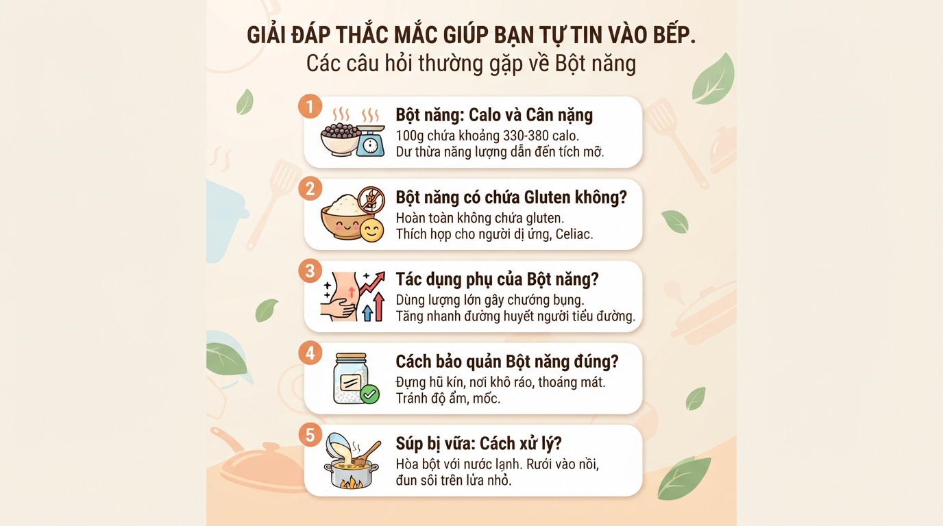 Bột năng làm từ gì? Đặc điểm và ứng dụng trong ẩm thực Việt