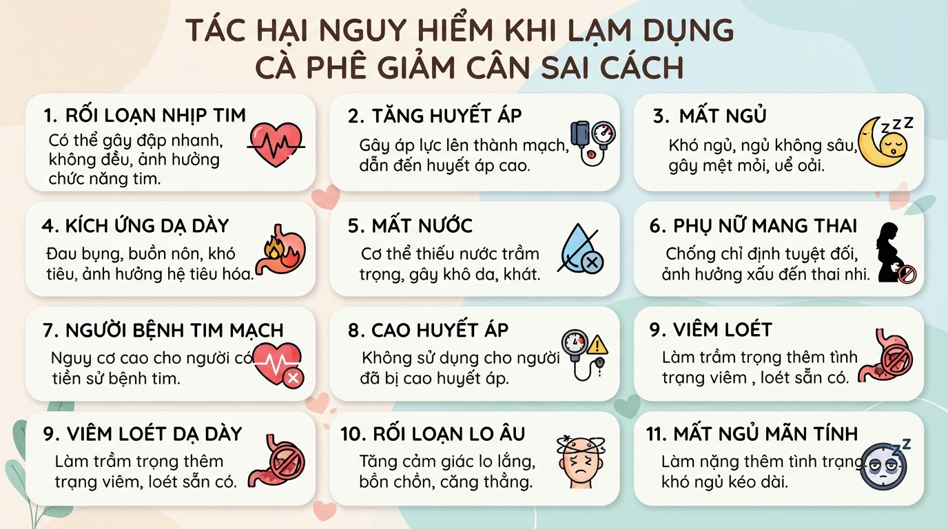 Cà phê giảm cân có thật sự hiệu quả? Cơ chế và cách dùng hợp lý