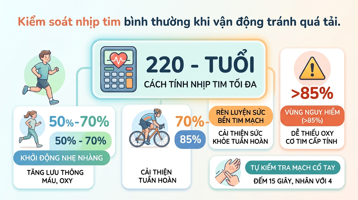 Nhịp tim bình thường là bao nhiêu? Cách đo và theo dõi chuẩn tại nhà