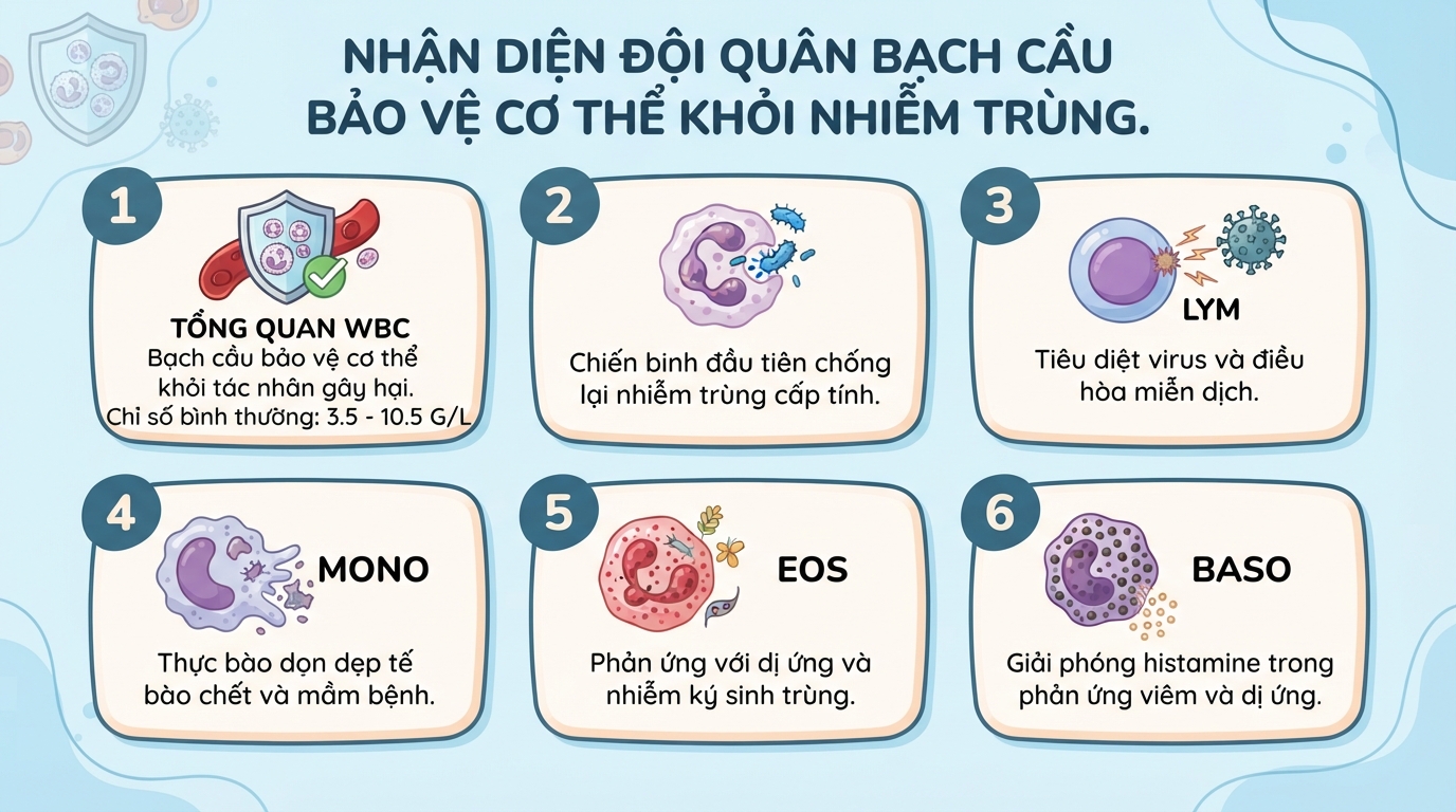 Ý nghĩa xét nghiệm công thức máu và các chỉ số huyết học bình thường