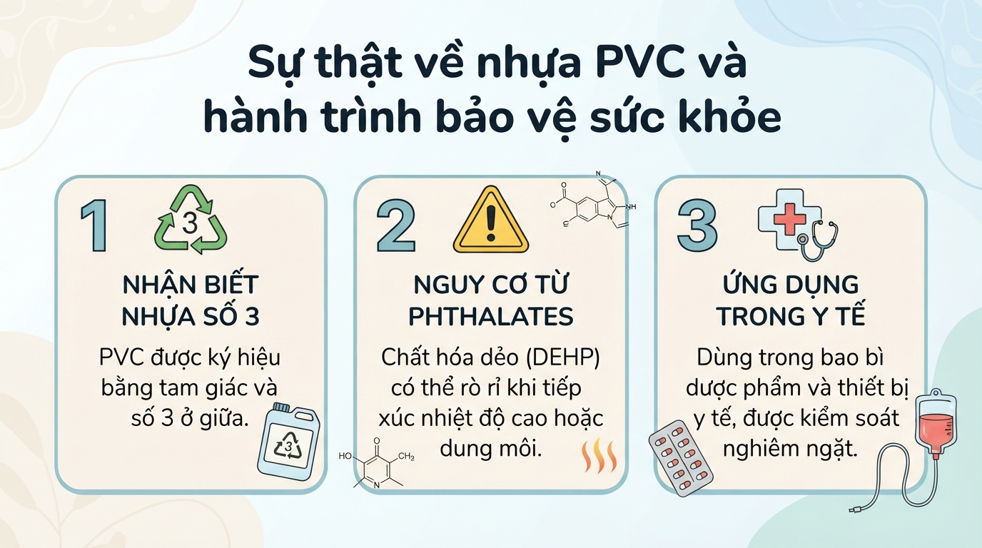 Nhựa PVC là gì? Chất liệu nhựa PVC có hại cho sức khỏe không?