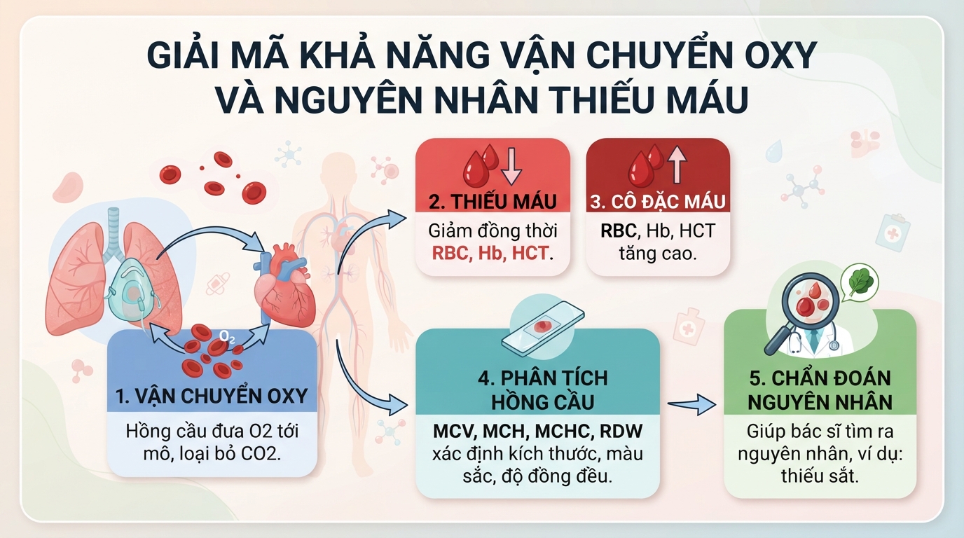 Ý nghĩa xét nghiệm công thức máu và các chỉ số huyết học bình thường
