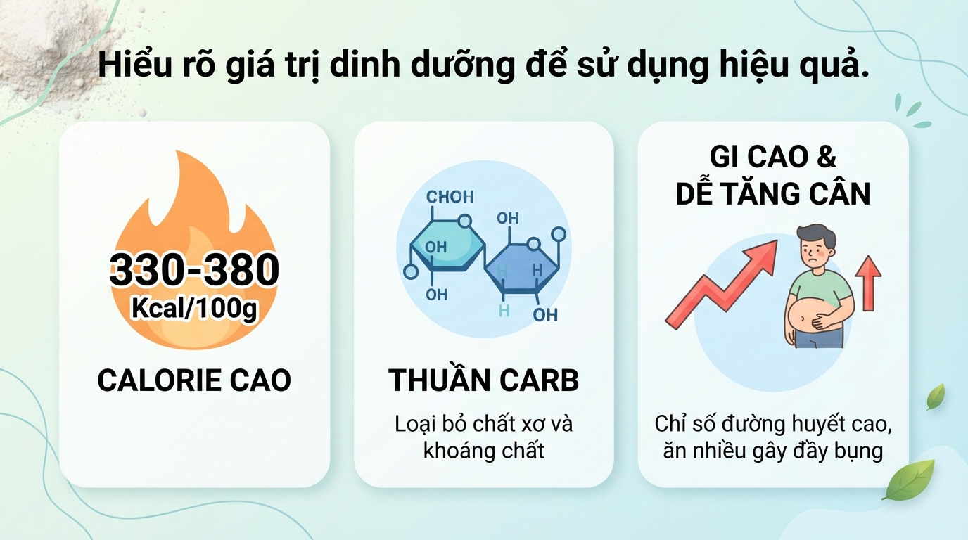 Bột năng làm từ gì? Đặc điểm và ứng dụng trong ẩm thực Việt