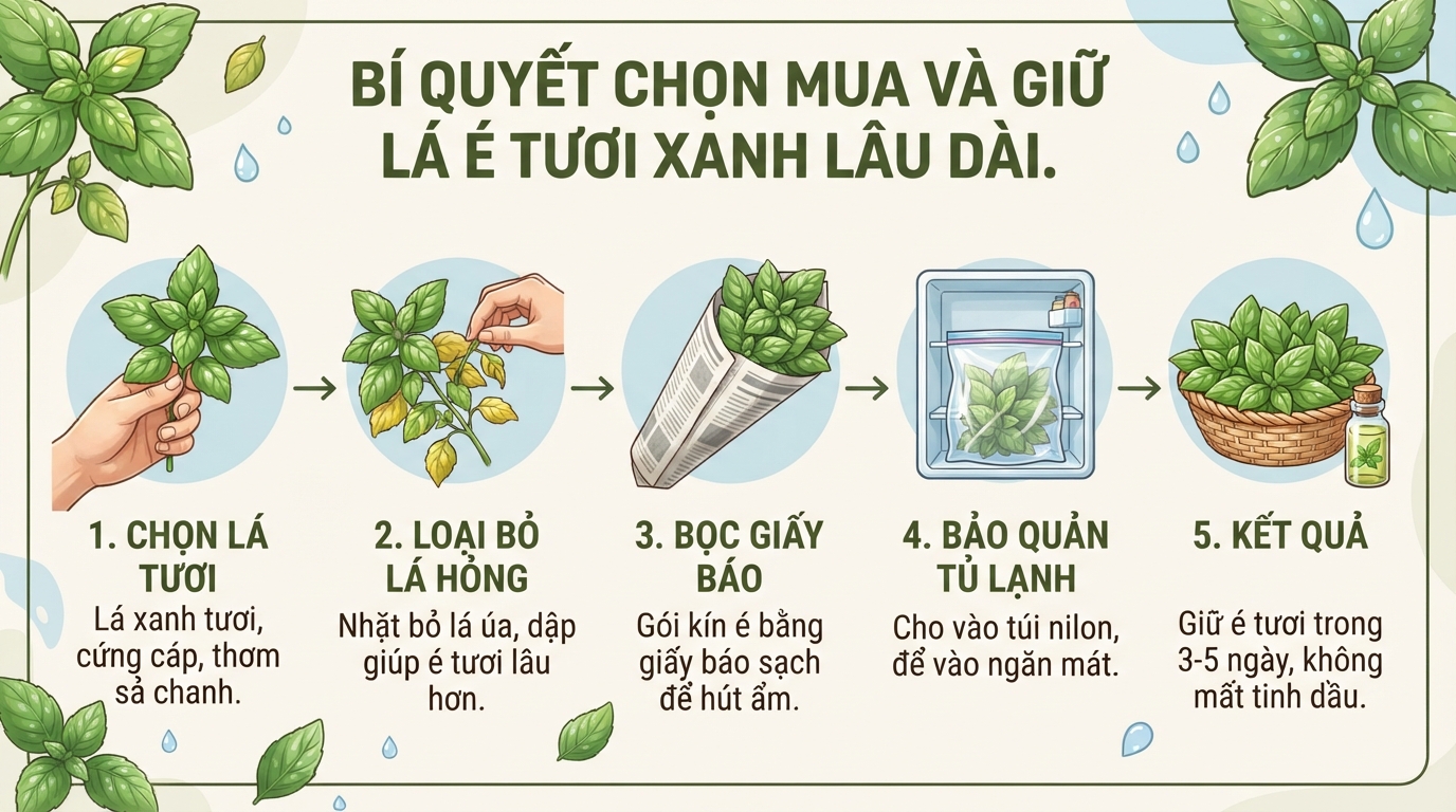 Lá é là gì? Công dụng và cách phân biệt với húng quế