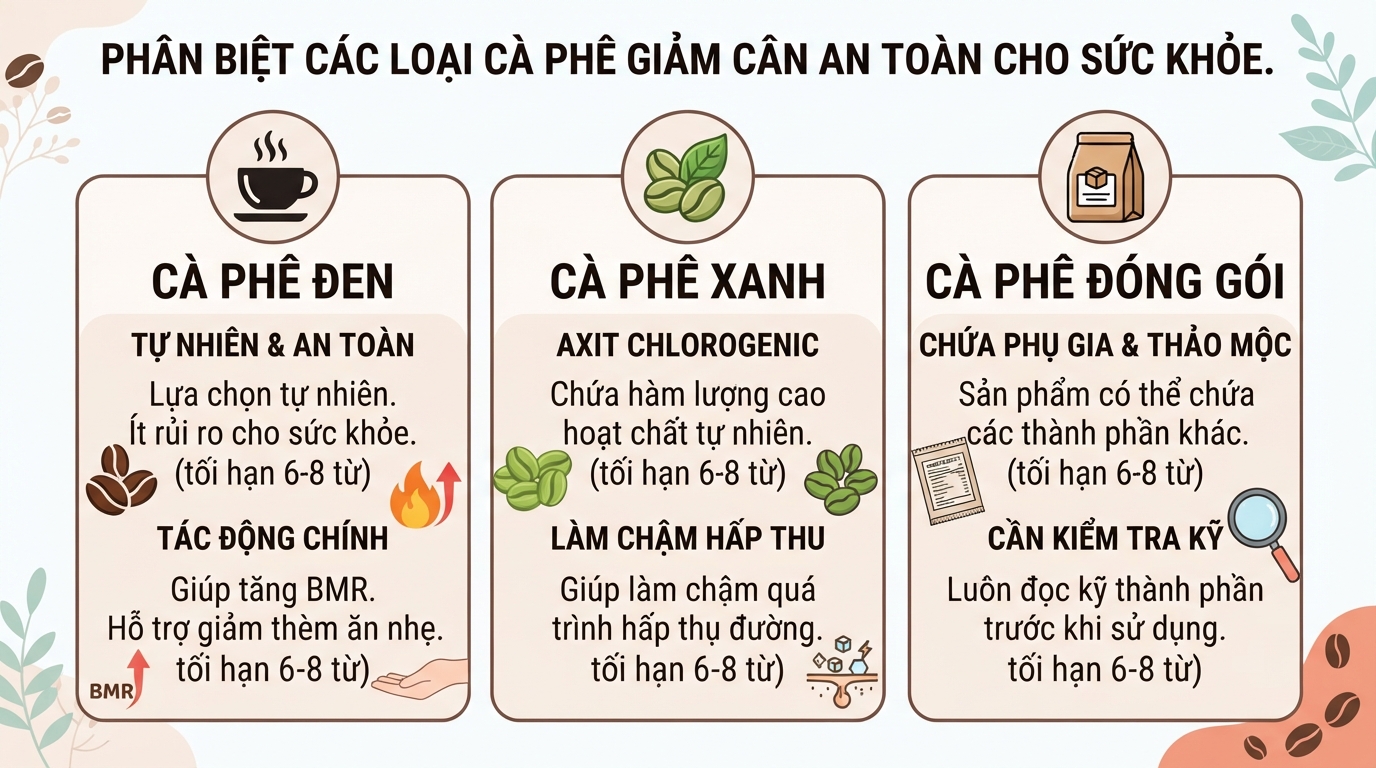 Cà phê giảm cân có thật sự hiệu quả? Cơ chế và cách dùng hợp lý
