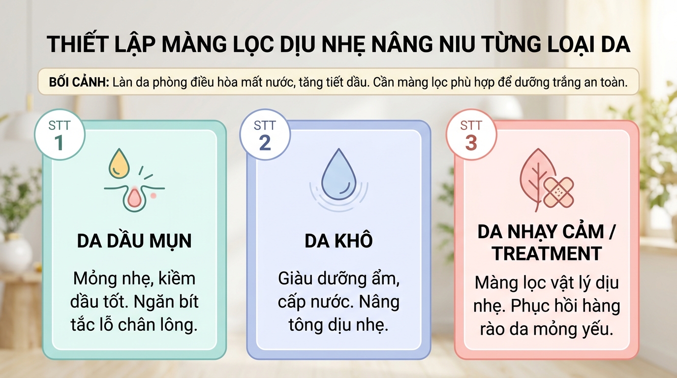 Ở trong nhà nhiều có trắng không? Cơ chế bảo vệ và dưỡng sáng da