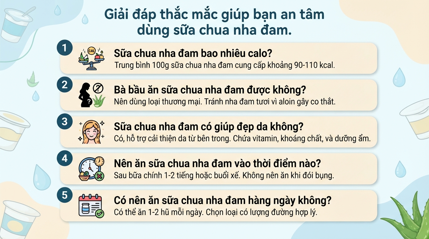 Sữa chua nha đam: Giải nhiệt, tốt da và những lưu ý dinh dưỡng quan trọng