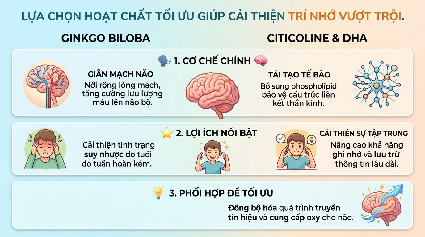 Suy giảm trí nhớ: Nguyên nhân sinh học và giải pháp cải thiện bền vững