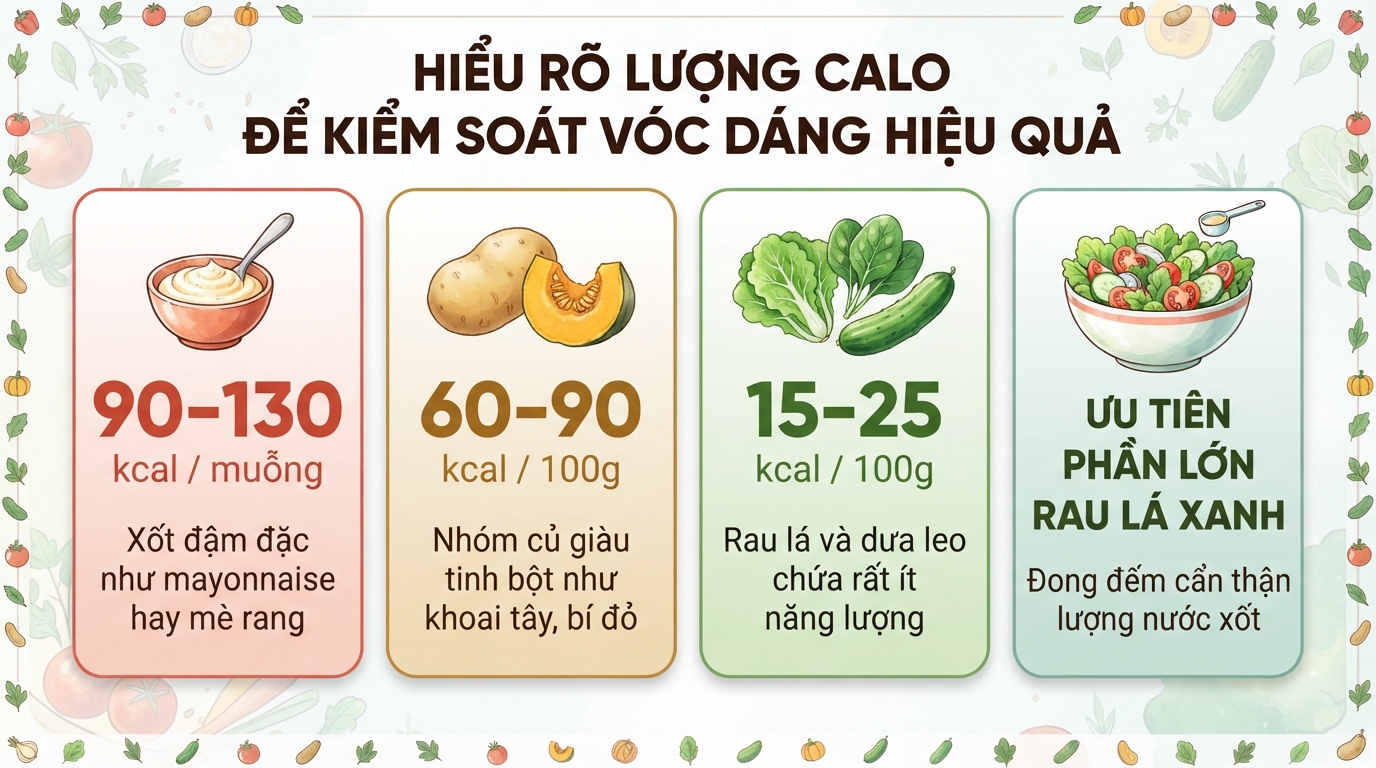 Salad rau củ: Lợi ích, công thức giảm cân và lưu ý sức khỏe