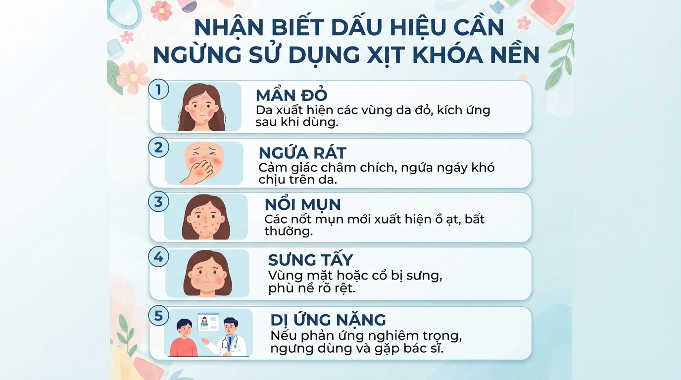 Xịt khóa nền là gì? Cách dùng đúng và lưu ý an toàn cho da