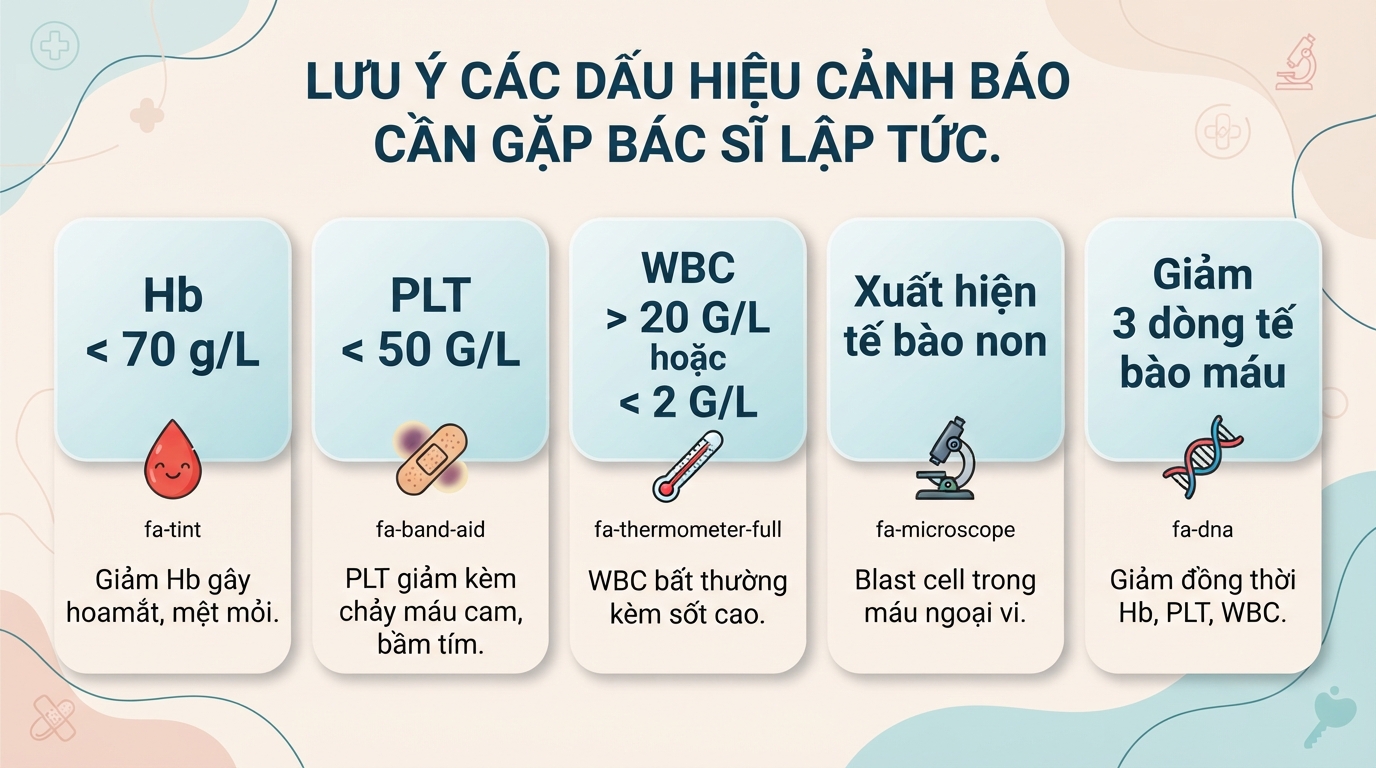 Ý nghĩa xét nghiệm công thức máu và các chỉ số huyết học bình thường
