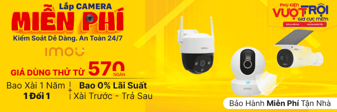 Camera Imou An Ninh 360 Độ, Wifi, Hồng Ngoại Giá Rẻ  - 05/2025