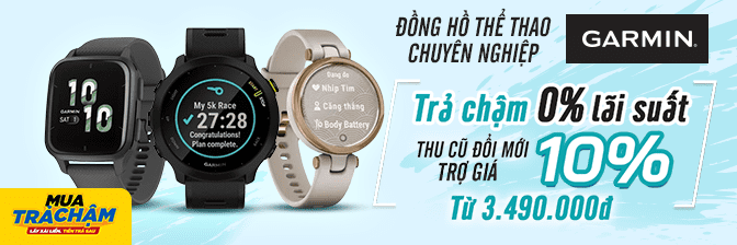 Đồng Hồ Garmin Chính Hãng, Đa Dạng Mẫu Mã - Trả Mua Trả Chậm 0% Lãi Suất  - 12/2024