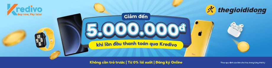 Kredivo giảm đến 5tr