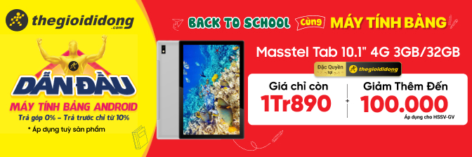 Máy Tính Bảng, Tablet Masstel Giá Rẻ, Trả Góp 0%  - 10/2024