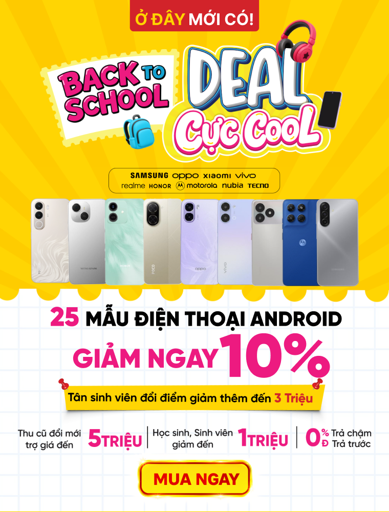 Back To School - Deal Cực Cool