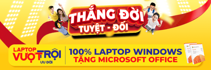 Laptop Vượt Trội Ưu Đãi Tại Thế Giới Di Động, Xài Trước Trả Sau
