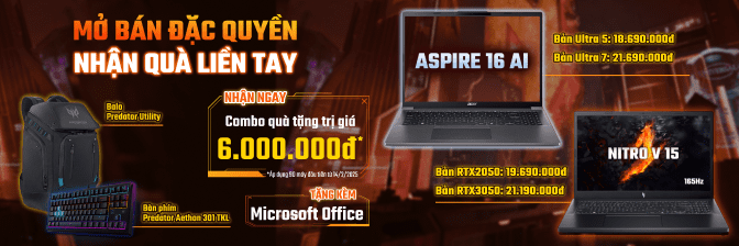 Tuần lễ Laptop Acer