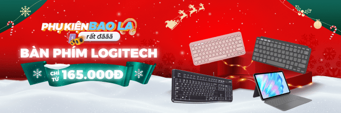 Bàn Phím Logitech Chính Hãng, Giá Rẻ, Có Mua Trả Chậm, Giao Tận Nơi  - 12/2024