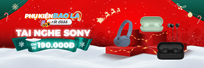 Tai Nghe Sony Bluetooth Chính Hãng, Giá Rẻ, Trả Góp 0%  - 12/2024