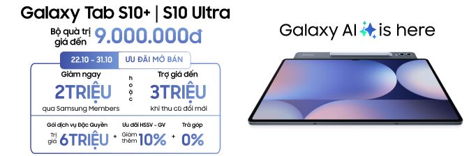 Samsung Galaxy Tab S10 Plus 5g Chính Hãng, Giá Tốt, Giảm Ngay 2tr