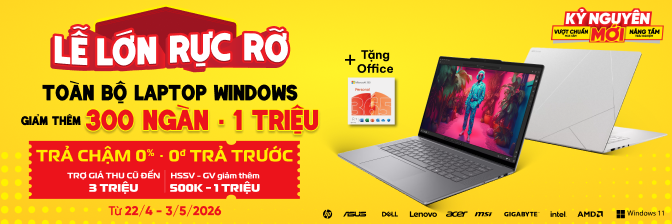 Laptop lên đời