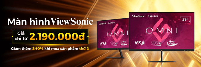 Màn Hình Viewsonic Giá Tốt Giảm Đến 12%, Mua Trả Chậm, Bh Đến 3 Năm  - 12/2024