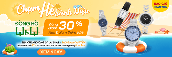 Mua Đồng Hồ Q&q Chính Hãng, Giá Cực Sốc, Mua Trả Chậm 0% Lãi Suất, Bán Chạy  - 05/2025