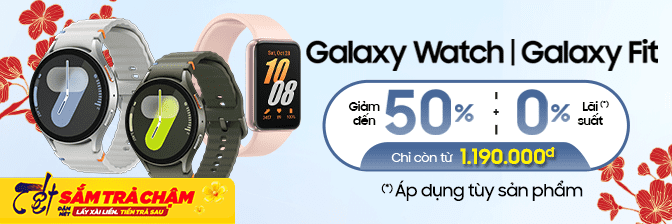 Đồng Hồ Samsung Galaxy Watch Chính Hãng, Giá Tốt, Có Mua Trả Chậm 0% Lãi Suất  - 01/2025