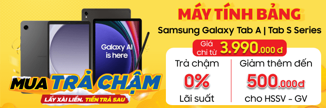 Máy Tính Bảng Samsung Galaxy Tab A Giá Rẻ, Chính Hãng, Mua Trả Chậm 0% Lãi Suất  - 12/2024