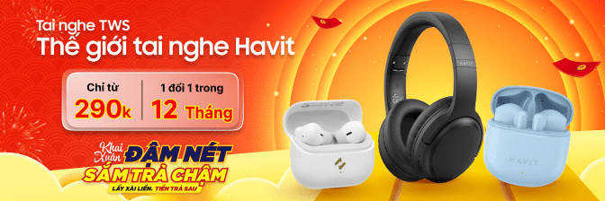 Tai Nghe Havit Bluetooth Chính Hãng, Giảm Đến 62%, Giao Nhanh  - 02/2025