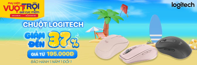 Chuột Logitech Có Dây, Không Dây, Bluetooth Chính Hãng, Giá Rẻ, Góp 0%  - 05/2025