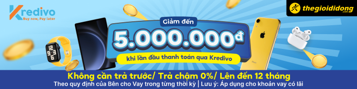 Kredivo giảm đến 5tr phụ