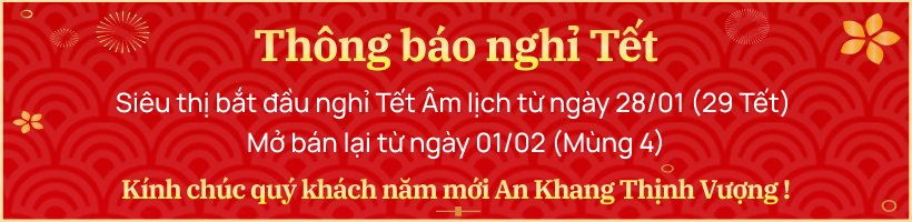 thông báo nghỉ Tết - máy cũ - D