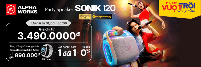 Loa Party Alpha Works Sonik 120