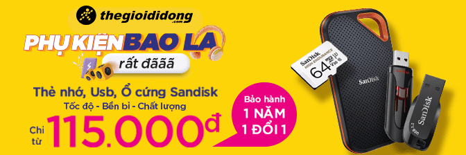 Phụ Kiện Sandisk Chính Hãng, Giá Tốt, Bảo Hành, Giao Hàng Nhanh