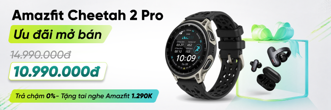 Mở bán Amazfit Cheetah 2 Pro
