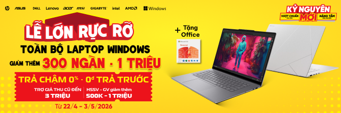 Laptop lên đời